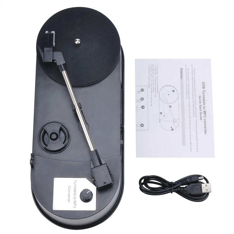 

EZCAP NEW Turntable Converter Player Convert Vinyl Record Music Old Song To MP3 Supports Both 33 and 45 PRM Built-in Speaker