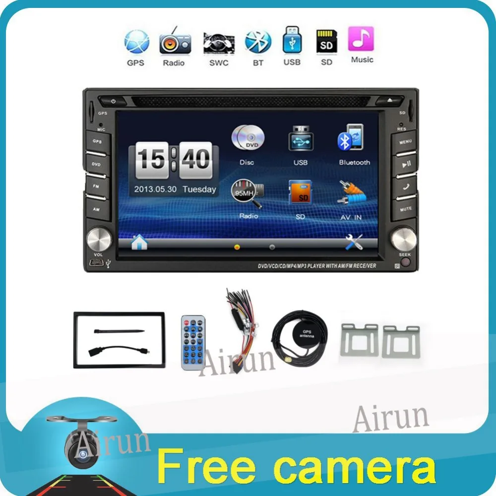 2016 новый 6.2 &quot сенсорный экран dvd gps навигации SD Bluetooth FM 2din в dash TFT поддержка вход