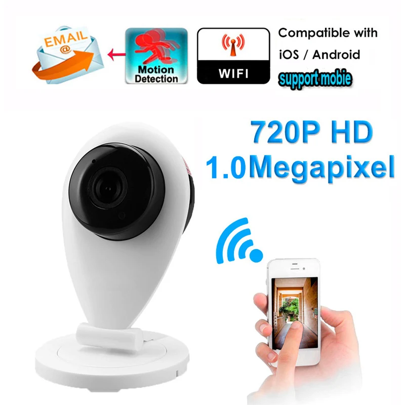 НОВЫЙ CCTV Wifi детский монитор беспроводная IP камера P2P HD 720P Беспроводная Сетевая