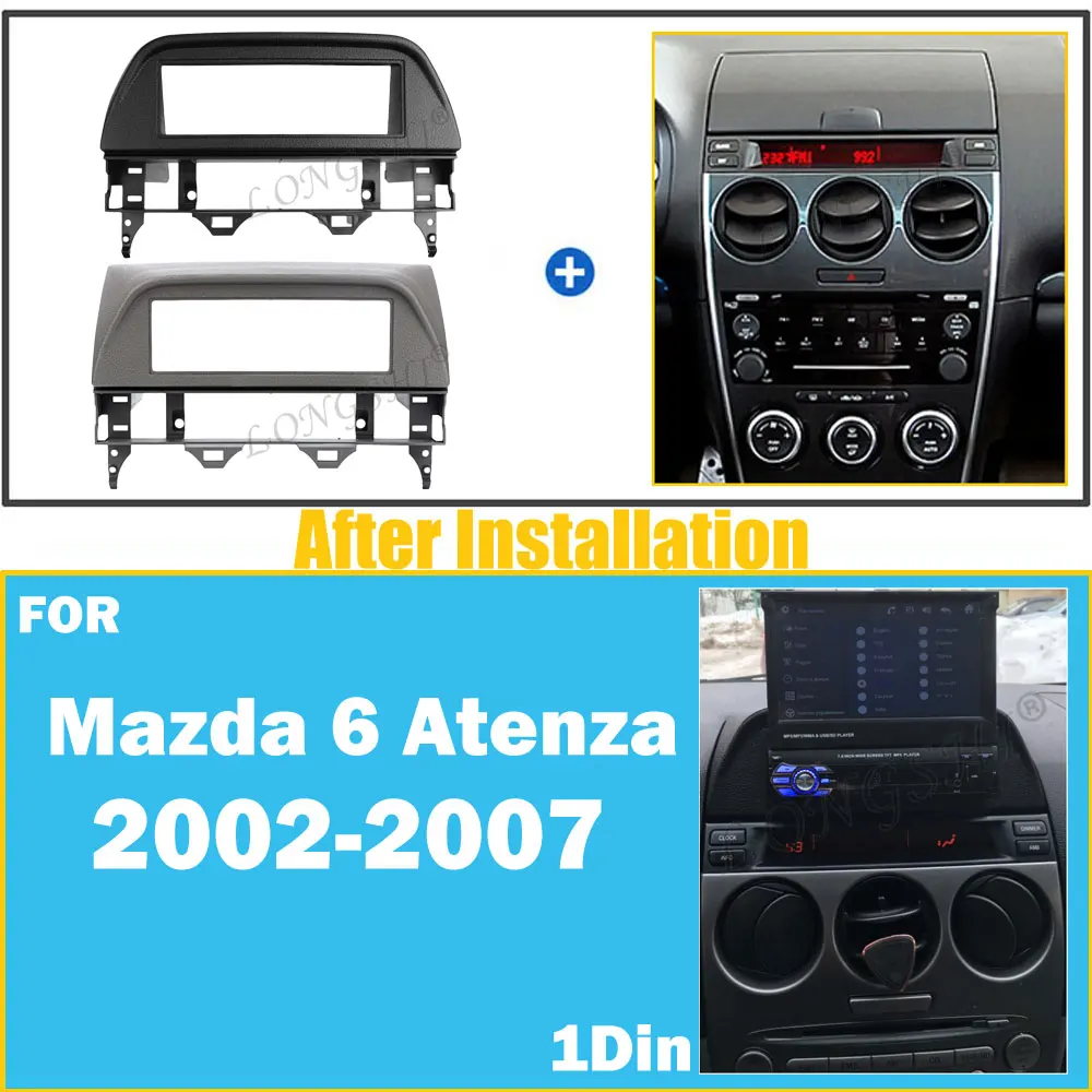 Автомагнитола LONGSHI 1DIN для Mazda 6 Atenza 2002 2007 г. автомобильная аудиосистема
