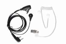 Headset Mic Covert Acoustic Tube Earpiece 2 Pin Radio Security For Baofeng Walkie Talkie Portable Radios UV-5R UV-5RE Plus UV-82