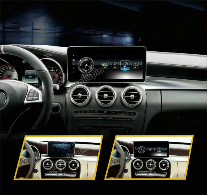 Cheap AUTOJIAPIN 10.25" Eight Core Android 8.0 2G RAM 1024*600 Car GPS navigation For Mercedes Benz GLC260/C200L/GLA 2015-2018 11