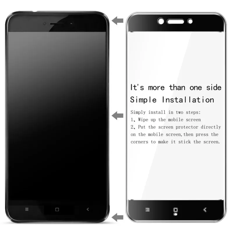 Xiaomi Redmi 4X Glass Full Cover Tempered Glass For Xiaomi Redmi 4X 5.0 Screen Protector For Xiomi Red mi 4X Pro Redmi4X Glass (7)