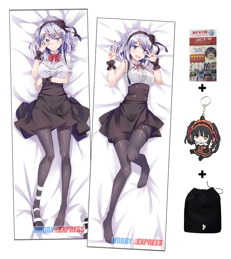 Dagashi Kashi Dakimakura Hotaru Shidare Anime Hugging Body Pillow Case Cover 59/"