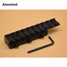 Тактический охотничий ласточкин хвост удлинитель 11 мм до 20 мм Пикатинни Вивер рейку адаптер крепление база винтовка аксессуары