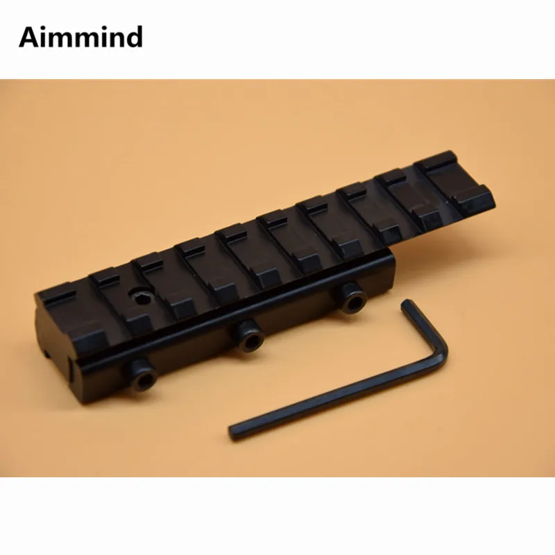 

Tactical Hunting Dovetail Extension 11mm to 20mm Picatinny Weaver Rail Adapter Mount Base Rifle Accessories