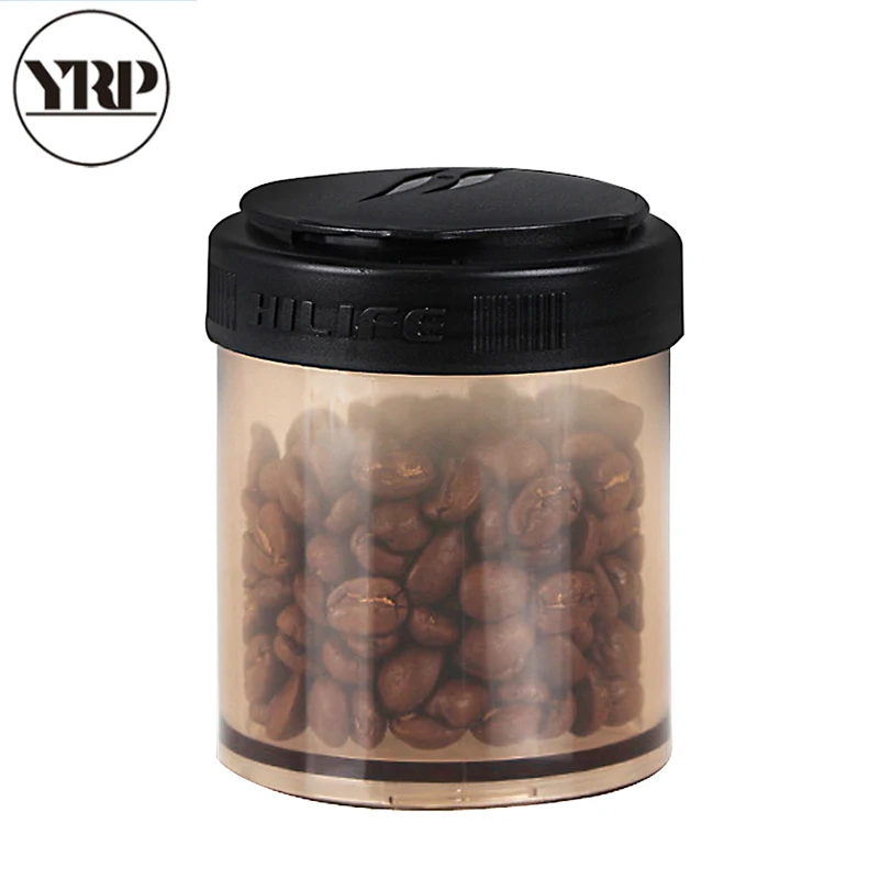 YRP Высокое качество пластик Многослойный черный портативный кофе порошок герметичная коробка конфеты банка чай орех специи коробка для хранения Мини банки