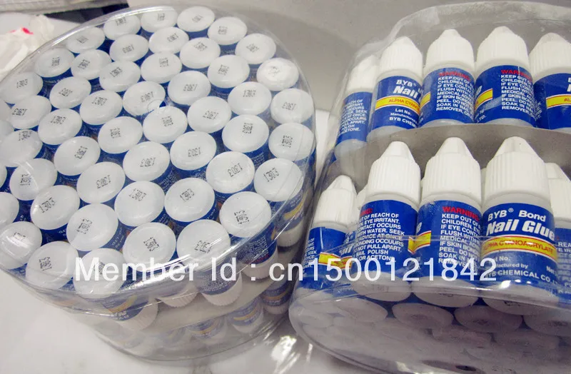 3g * 100 шт BYB Бонд клей для ногтей + бесплатная доставка|nail glue|bond nail gluebyb glue |