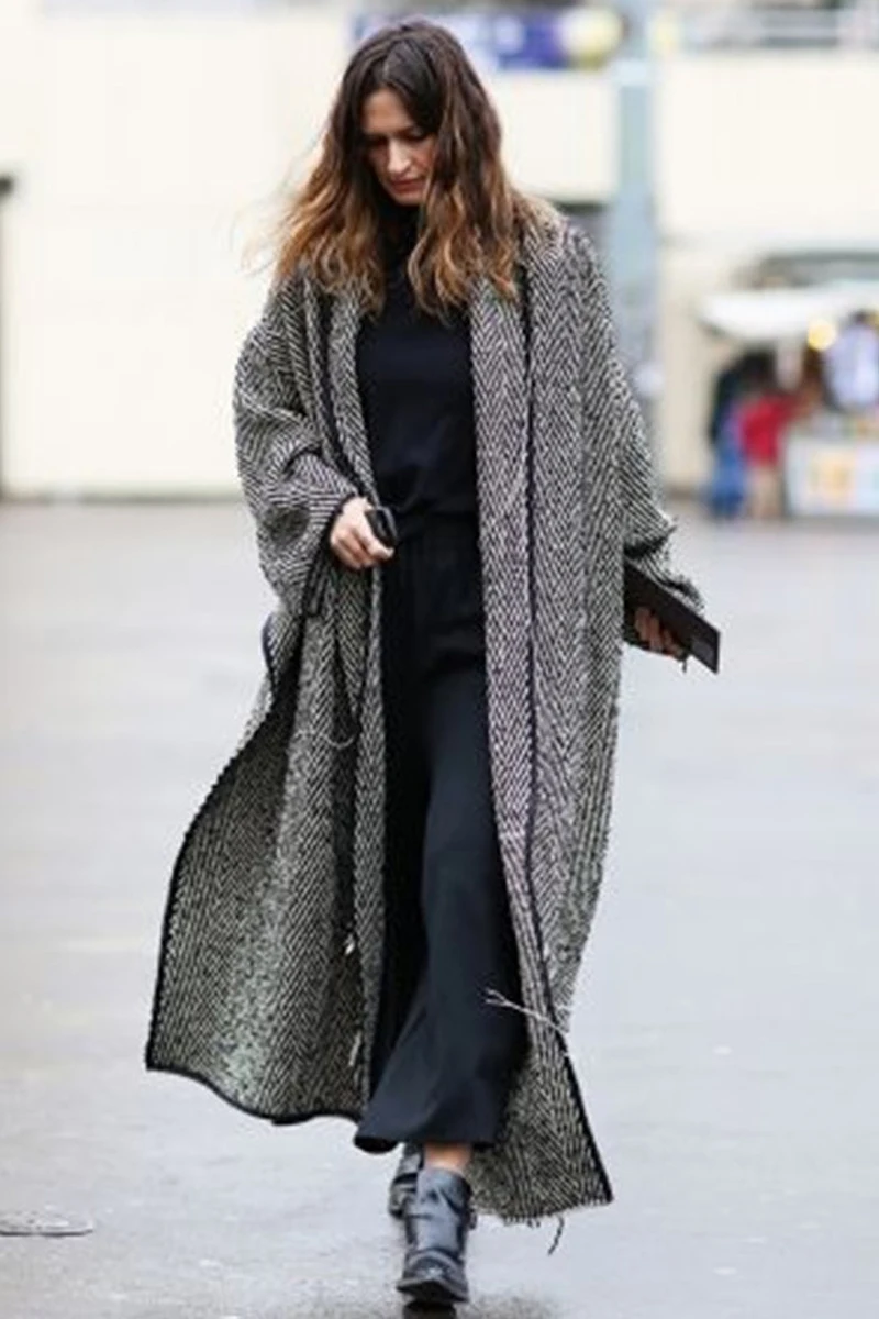 

AEL Scarf Collar Long Shoulder Sleeve Asymmetric Short Windbreaker 2018 Autumn Fashion Women Clothing Loose Out Coat