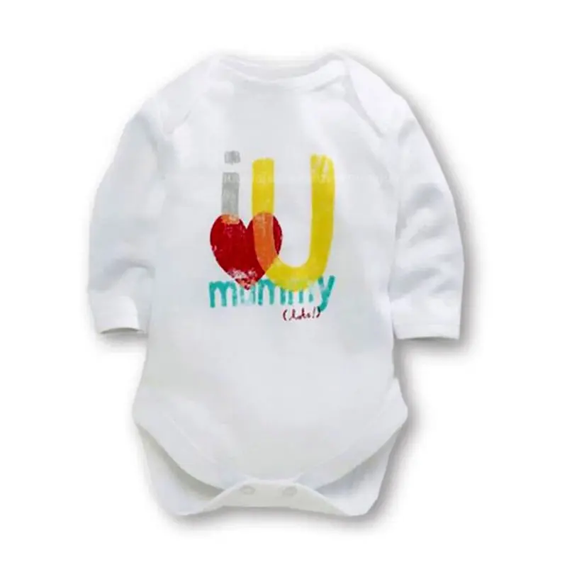 Г. Комплект одежды для новорожденных мальчиков и девочек, одежда для малышей Одежда в полоску с надписью «love Mommy Daddy» и надписью infantil bebes для мальчиков и девочек - Цвет: Letter Love Mom