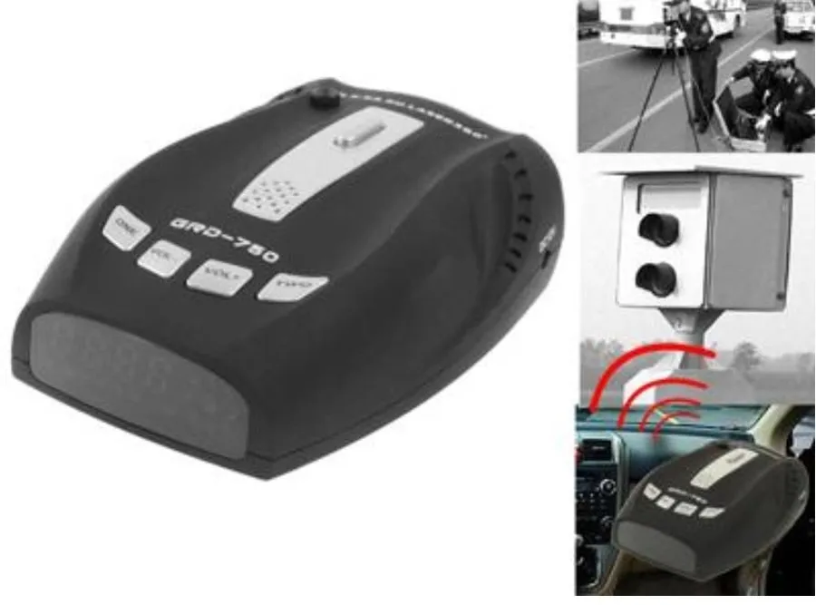 Антилазерный автомобильный радар-детектор, лучшее качество, 360 градусов, голосовое оповещение, автомобильная система сигнализации скорости, GDR-750 в городе/шоссе