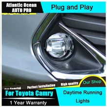 AUTO PRO 2015 For Toyota Camry LED fog lights LED DRL Car Styling Camry LED Daytime