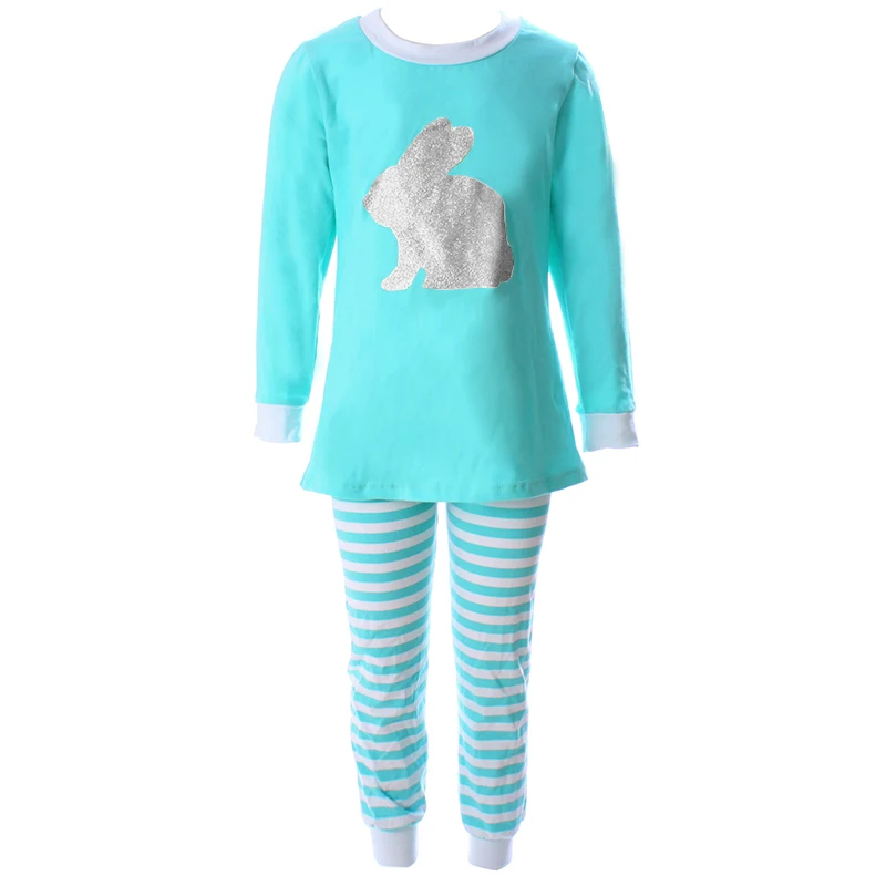 Buy Aqua Easter Girls Bunny Pajamas 2016 Girls Easter