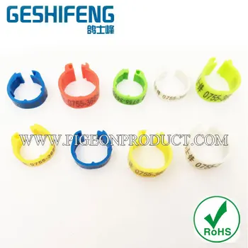 

2016 free shipping plastic open pigeon foot ring,bird rings
