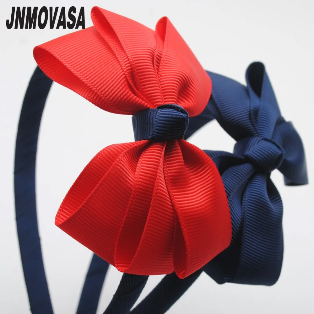 

1piece big flower ribbon bows baby toddler hairbands kids headbands children hair hoop boutique tiara accessories for girls