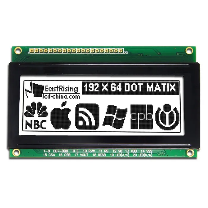 black white lcd panel part factory