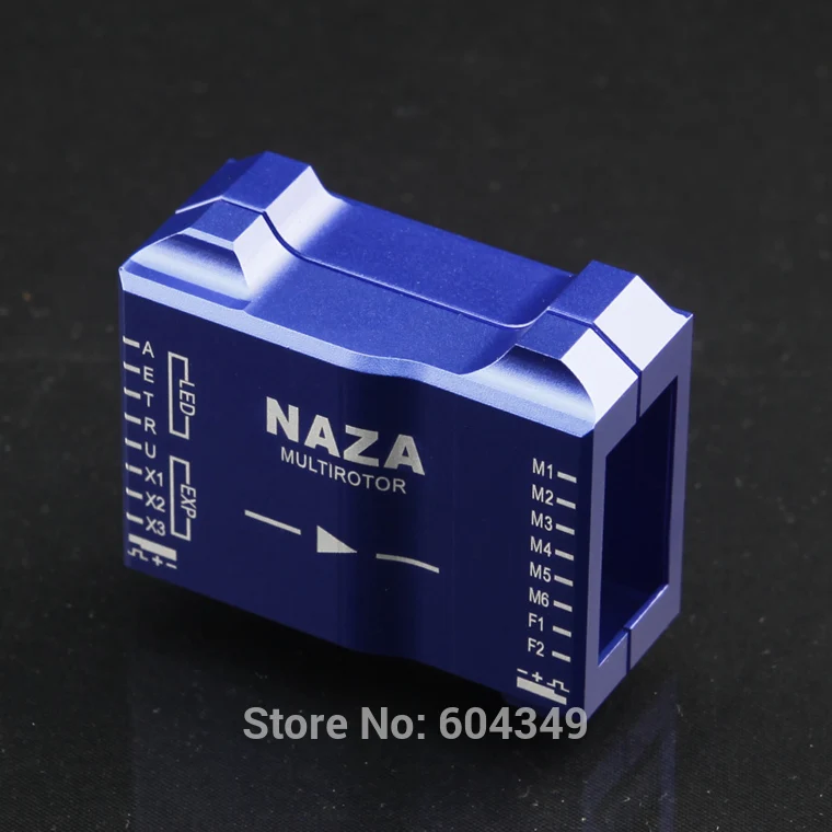 

Blue color CNC DJI NAZA Flight Control Protective Case/Shell Suitable for NAZA M V2 Lite