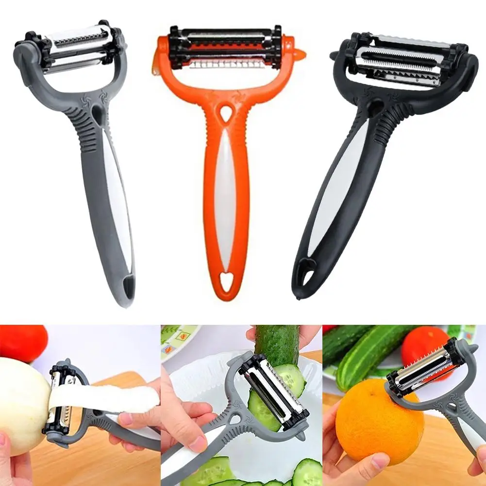 

Fruit Vegetable Cutter Peelers & Zesters Carrot Potato Rotary Peeler Carrot Cutter Slicer Kitchen Gadget