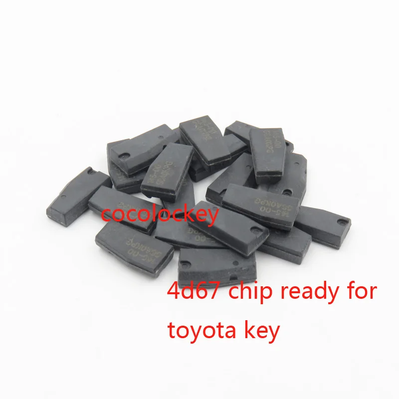 5pcs/lots transponder High Quality 4d67 Chip Auto Car Transponder ID:4D(67) Chip Pg:32 for Toyota Camry/Corolla Cocolockey