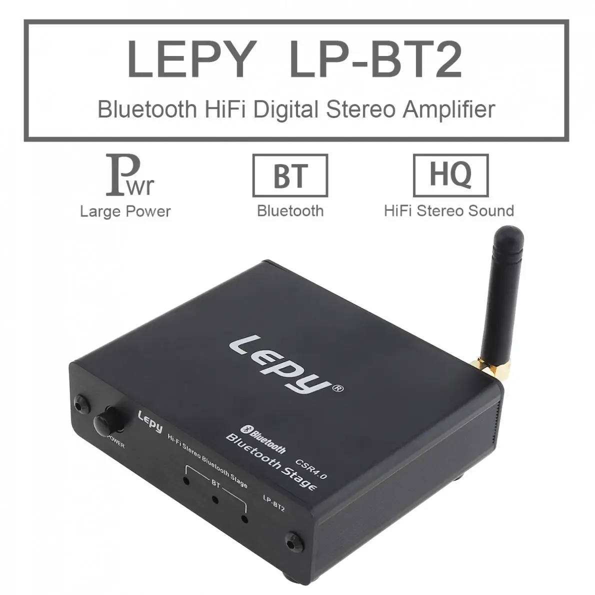 Цифровой автомобильный стереоусилитель LEPY DC12V hi fi 2 канальный сценический