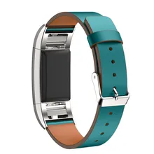 Замена роскошный кожаный ремешок браслет для FitBit Charge 2 NOV23 E21