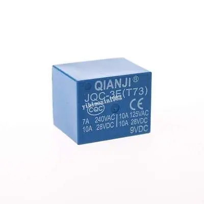 10 шт. JQC-3F (T73) DC 9 V 5PIN 250VAC 28VDC Мини реле питания SPDT | Обустройство дома