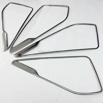 

For 2016 LHD Hyundai Tucson Stainless Steel Door Stereo Speaker Frame Cover Interior Audio Decorative Trim Car Styling Accessory