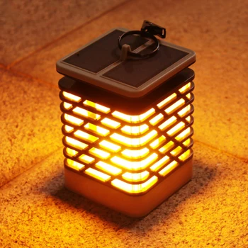 

Led Waterproof Flickering Flame Solar Torch Light Lamp Outdoor Landscape Decoration Garden Lawn Light
