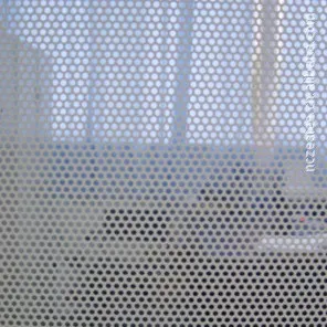 1 37 м x 0 5 белый перфорированный односторонний виниловый стикер для окна|vinyl window