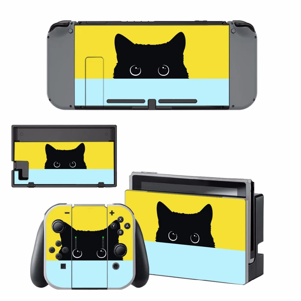 Новая Виниловая наклейка для кошки для nintendo Switch NS NX Console& Joy-con