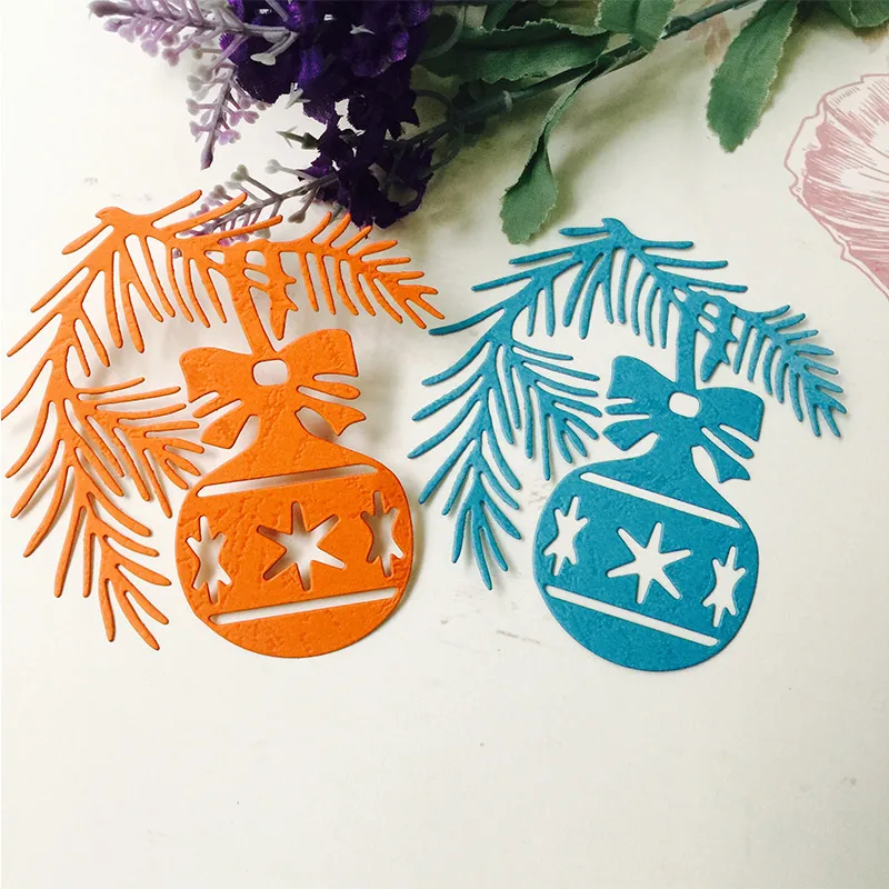 

Christmas Flowers Ball Metal Cutting Dies for Scrapbooking DIY Album Embossing Folder Paper Card Maker Template Decor Stencils