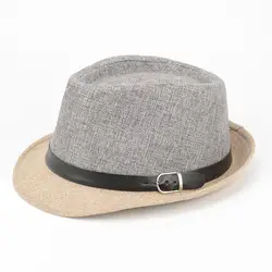 Белье шляпы Британский подбора цветов шляпы для обувь для мужчин и женщин пляжные шляпы ремни джаз шляпа