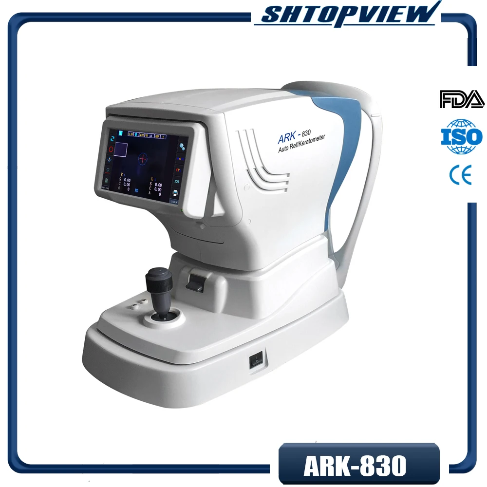 

2019 The most popular auto refractometer keratometer ARK830 for sale big touch screen