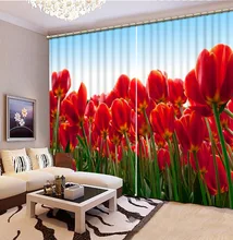 Custom made curtains 3d flower curtains living room blackout 3d painting curtains 3d window curtains for bedroom