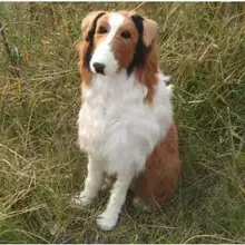 WYZHY моделирование овчарка на день рождения подарок Рождественский подарок интерьера преподавания домой модель украшения, чтобы отправьте друзьям