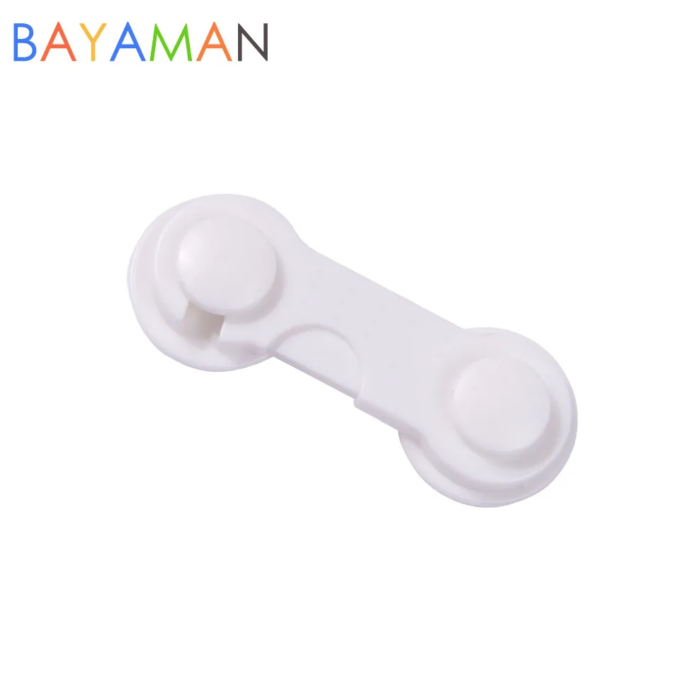 2 قطعة قفل أمان للطفل الأطفال الأمن حماية خزانة بلاستيك أقفال للثلاجات درج نافذة طفل خزانة قفل