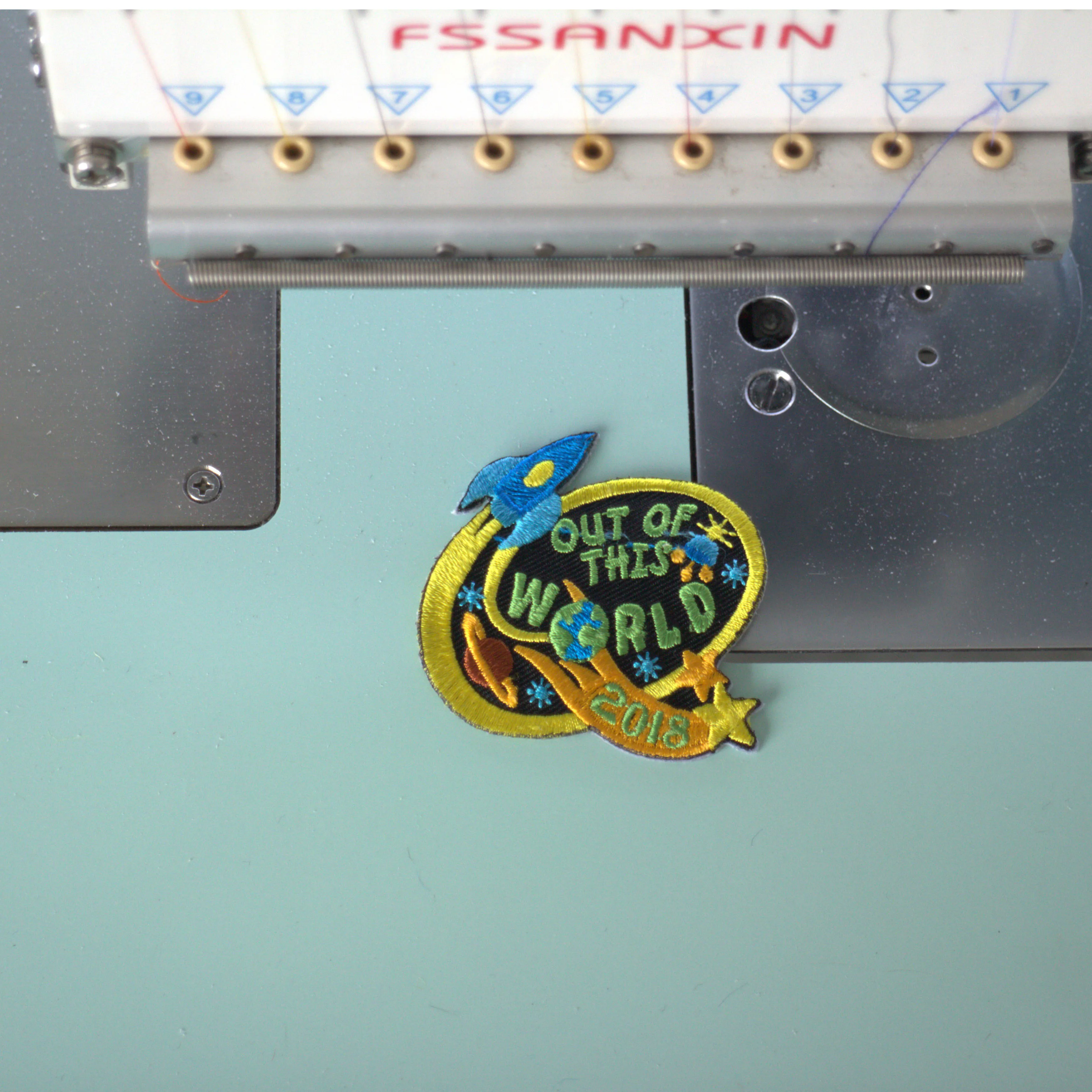 

CUSTOM EMBROIDERED NAME TAG Sew Iron on Hook Fastener patch Quality Badge