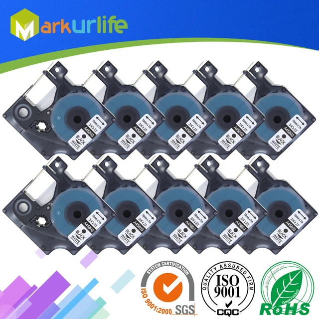 Special Offers 10PCS 12mm replacement label Self-Adhesive D1 Tape 45803(S072083) for Dymo LabelManager Printer 12mm (1/2") x 7m black on clear Special Offers 10PCS 12mm replacement label Self-Adhesive D1 Tape 45803(S072083) for Dymo LabelManager Printer 12mm (1/2") x 7m black on clear
