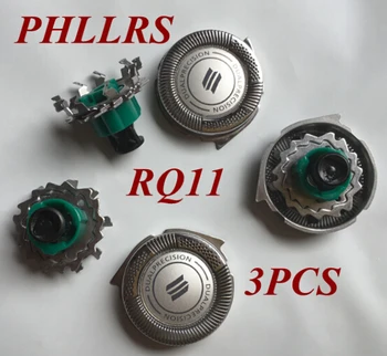 

3Pcs RQ11 replace Head razor blade for PHILIPS Shaver rq10 rq12 rq32 RQ1185CC RQ1195CC YS1106 YS1108 RQ1050 RQ1075 RQ1060
