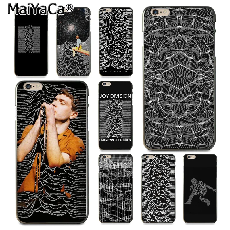 

MaiYaCa joy division unknown pleasures design Soft Case for iPhone 8 7 6 6S Plus X 10 5 5S SE 5C Coque Shell