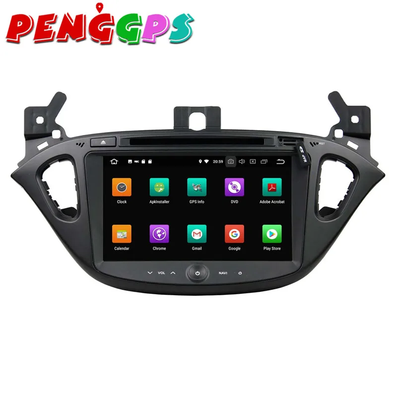 Discount Android 8.0 7.1 Car DVD Player GPS Navigation Headunit For OPEL CORSA 2015 2016 2017 2018 Car Stereo Auto Multimedia Satnav Auto 5