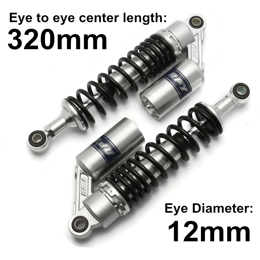 

Universal 320mm 12.5" Rear Falling Protection Air Shock Absorber Gas Suspension Motorcycle Scooter Dirt Bike Accessories D15