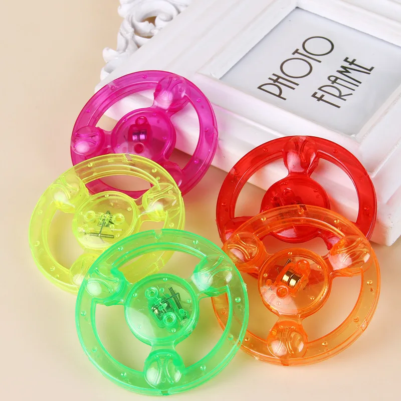 

2018 New Juguetes Hand Pull Luminous Flashing Rope Flywheel Toy Led Light Up Toys Novelty For Children's Birthday Funny Gift
