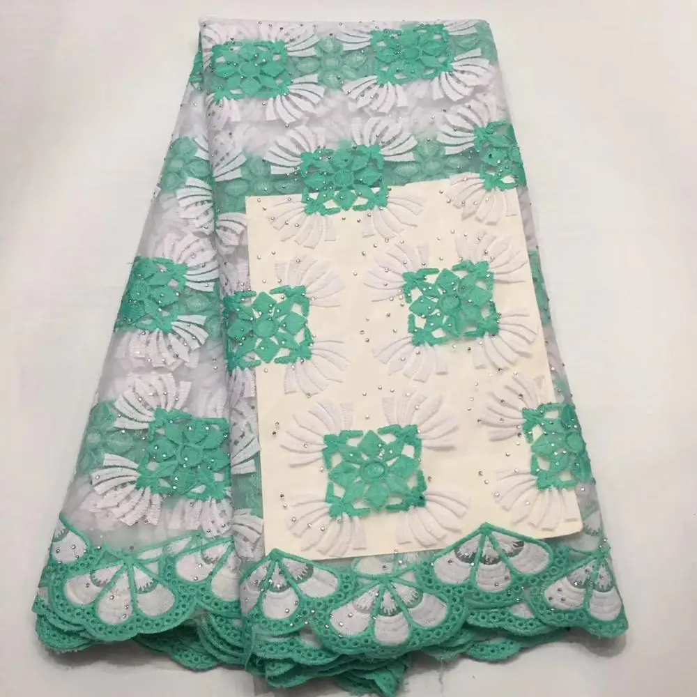 

High Quality Material Women's Skirt with French Voile Edge 2019 African Nigerian Embroidered Lace Fabric free shipping