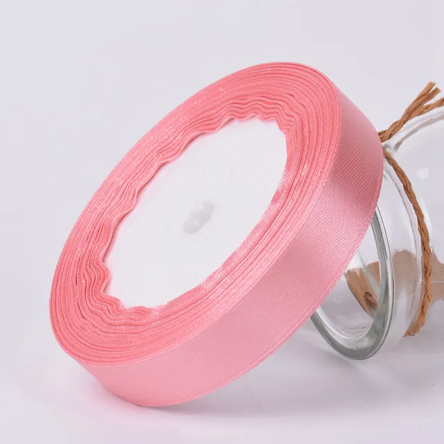 25Yards/Roll Grosgrain Satin Ribbons for Wedding Christmas Party Decorations DIY Bow Craft Ribbons Card Gifts Wrapping Supplies 29