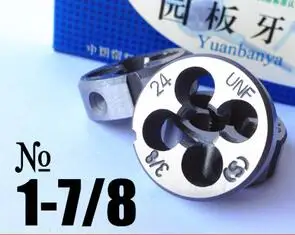 

Free shipping of 1PC hard steel alloy made UNS 1-7/8"-18 American standard Die Threading Tool Lathe Model Engineer Thread Maker
