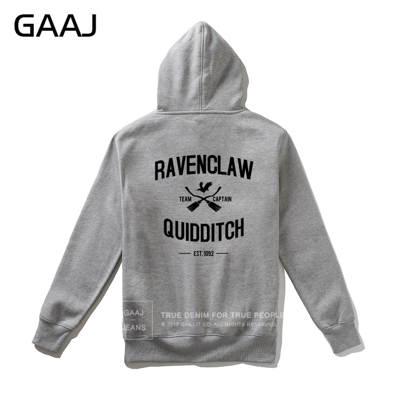 "Ravenclaw Quidditch Team" мужская толстовка с капюшоном женские толстовки Повседневная брендовая одежда новая куртка с капюшоном модная флисовая# 9525Q