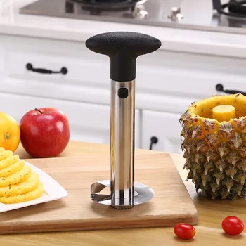 

1Pc Stainless Steel Easy to use Pineapple Peeler Accessories Pineapple Slicers Fruit Knife Cutter Corer Slicer Kitchen Tool