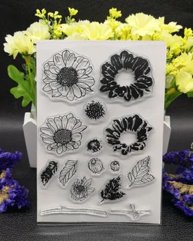 

Spring Daisy Transparent Clear Silicone Stamp/Seal for DIY scrapbooking/photo album Decorative clear stamp M26