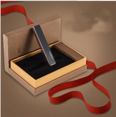 Зажигалка Jobon с USB зарядкой ветрозащитная ультратонкая металлическая
